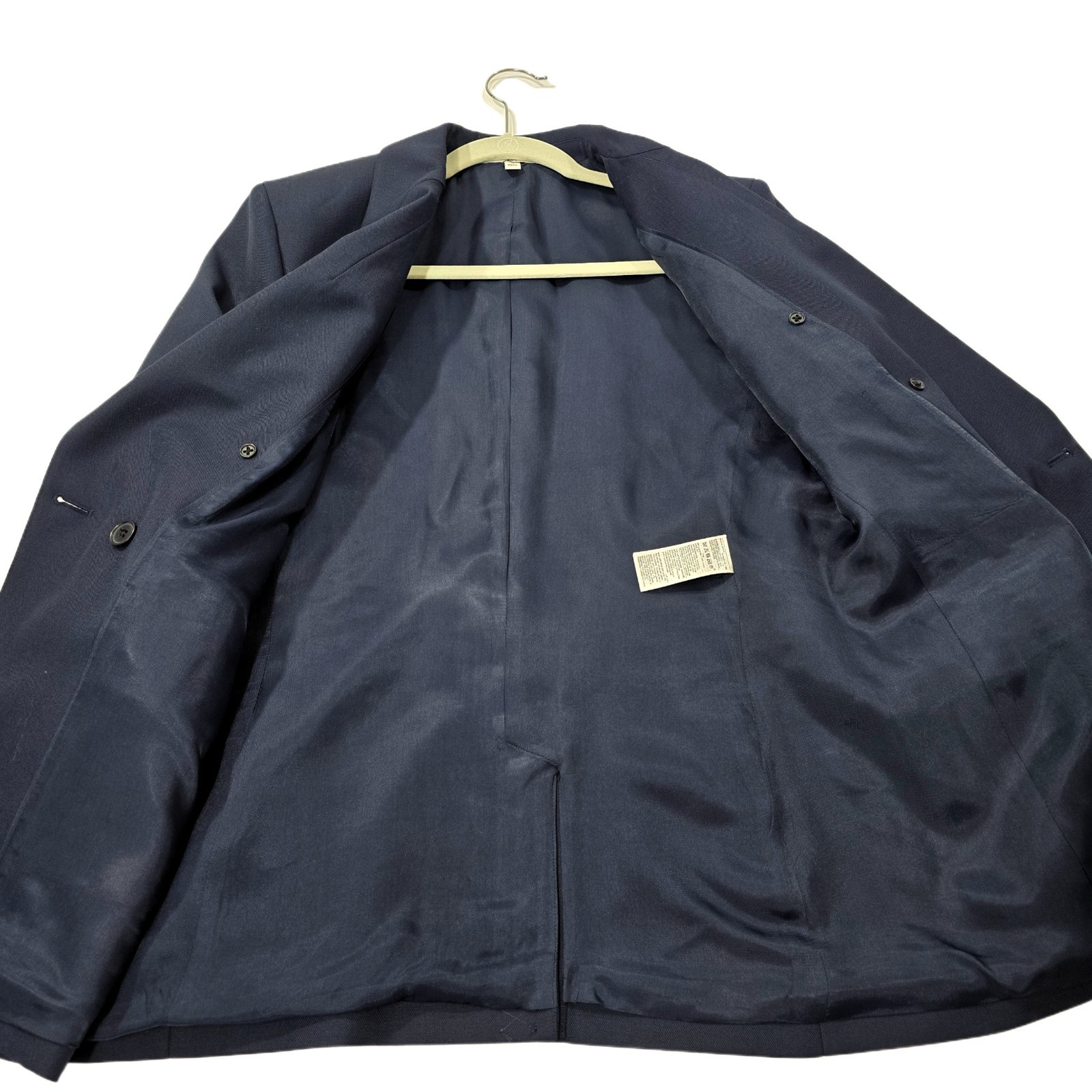 Banana Republic Women’s Captain’s Blazer Navy Blue Size 10 Wool Blend | NEW