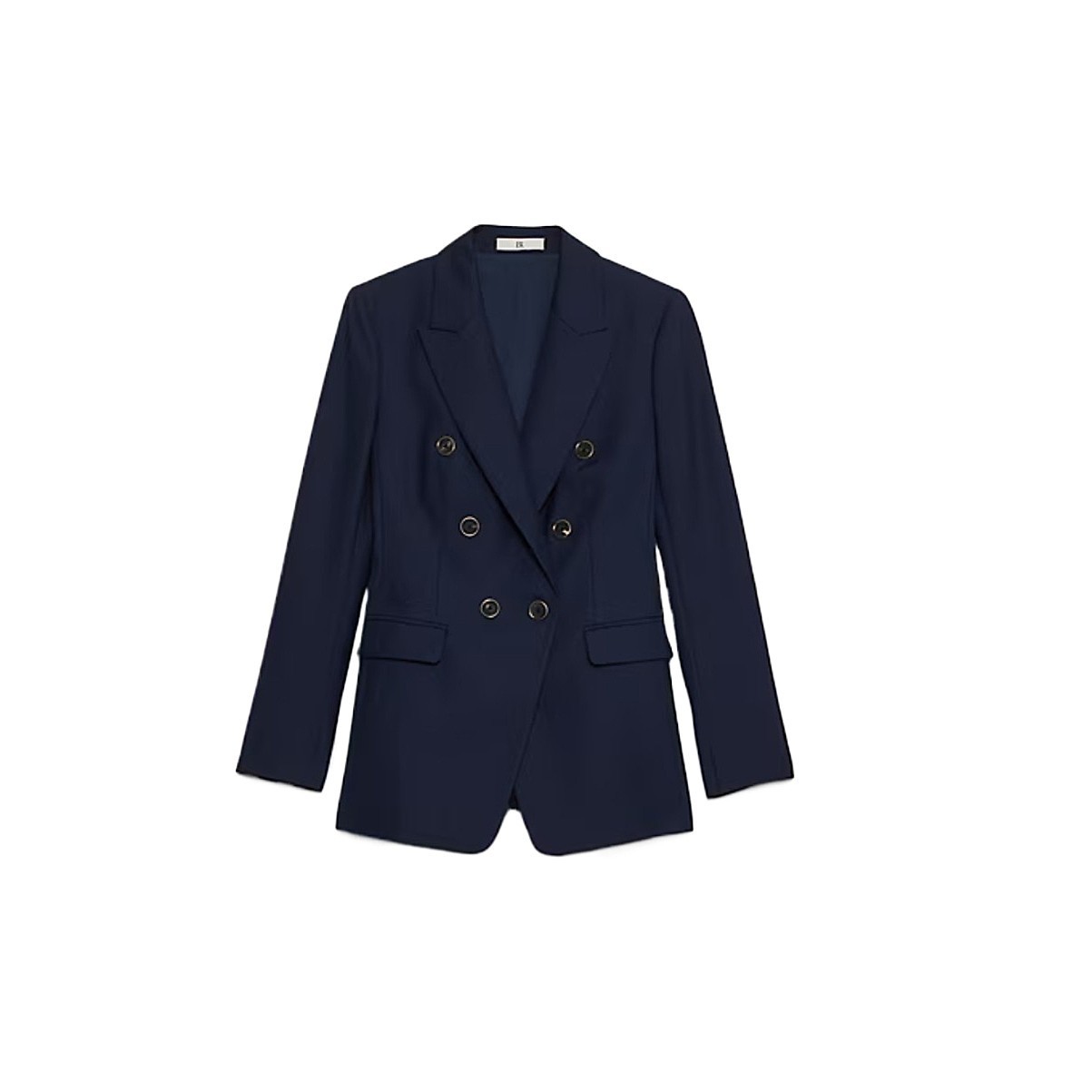 Banana Republic Women’s Captain’s Blazer Navy Blue Size 10 Wool Blend | NEW