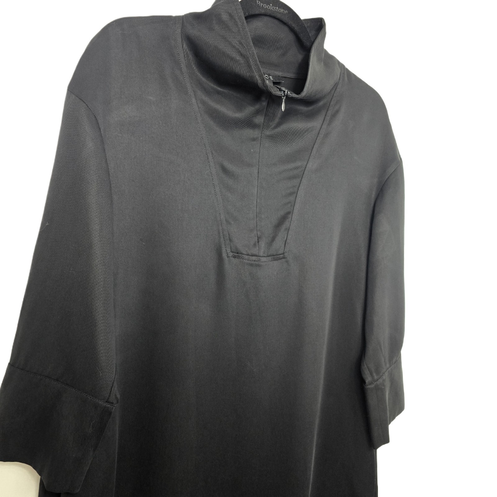 COS Women’s Black Lyocell Utility Dress Size 6 Minimalist Shirt Dress - PreOwnedExcellent