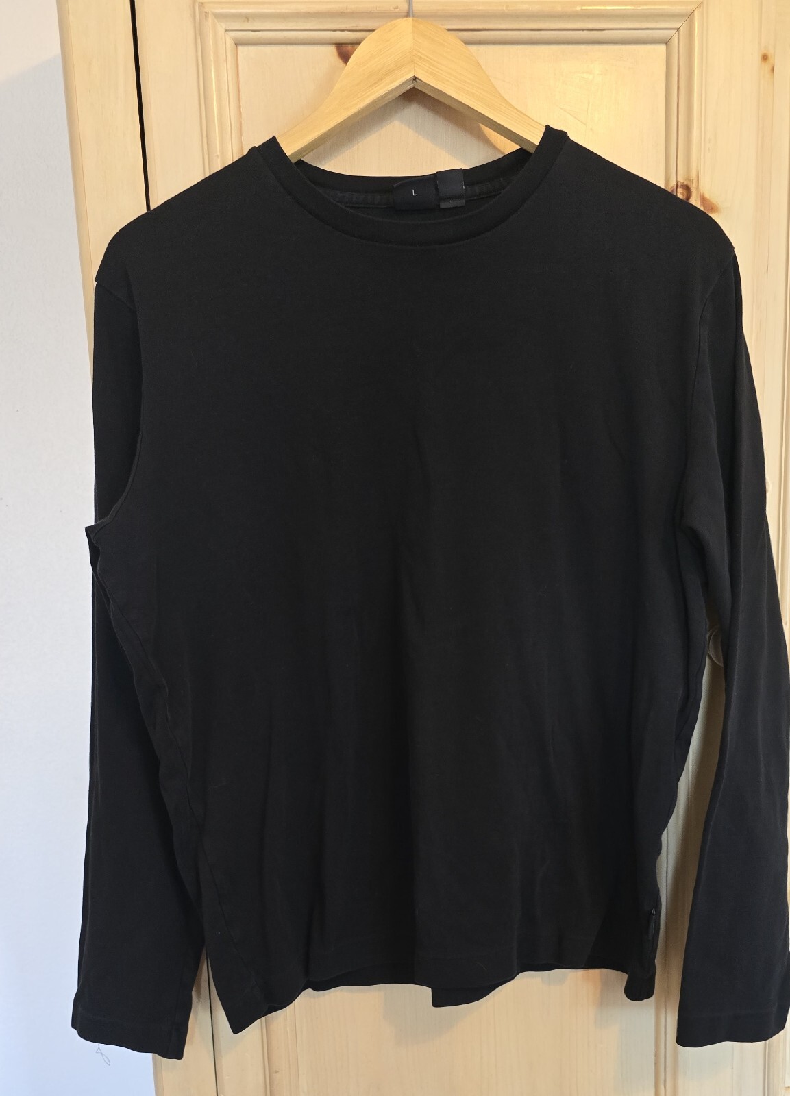 Hugo Boss Women's T-Shirt - Black (Size L) | 100% Thick Cotton | Comfortable