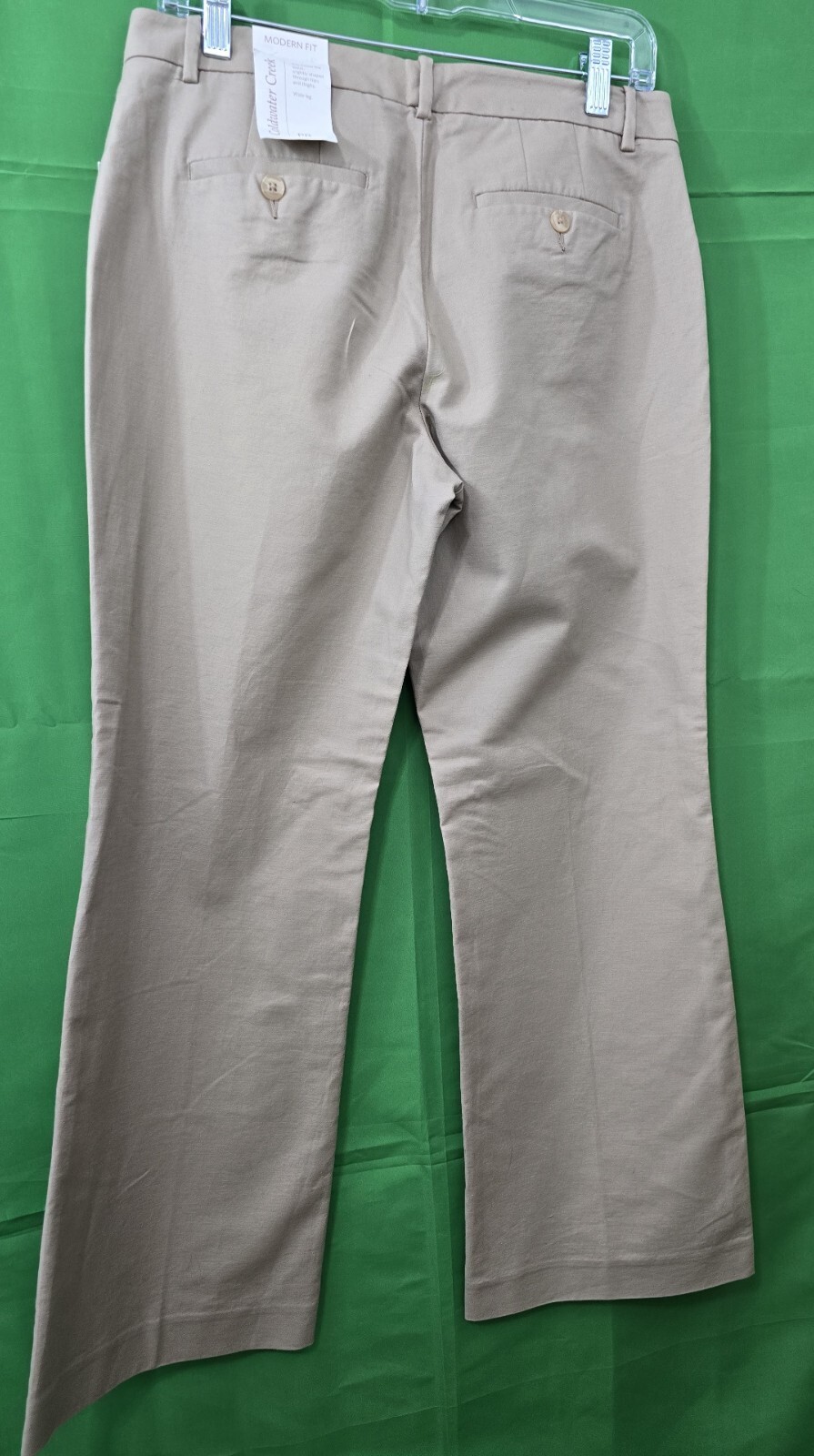 Coldwater Creek Natural Fit Khaki - Petite Size 8 - Wide Leg.