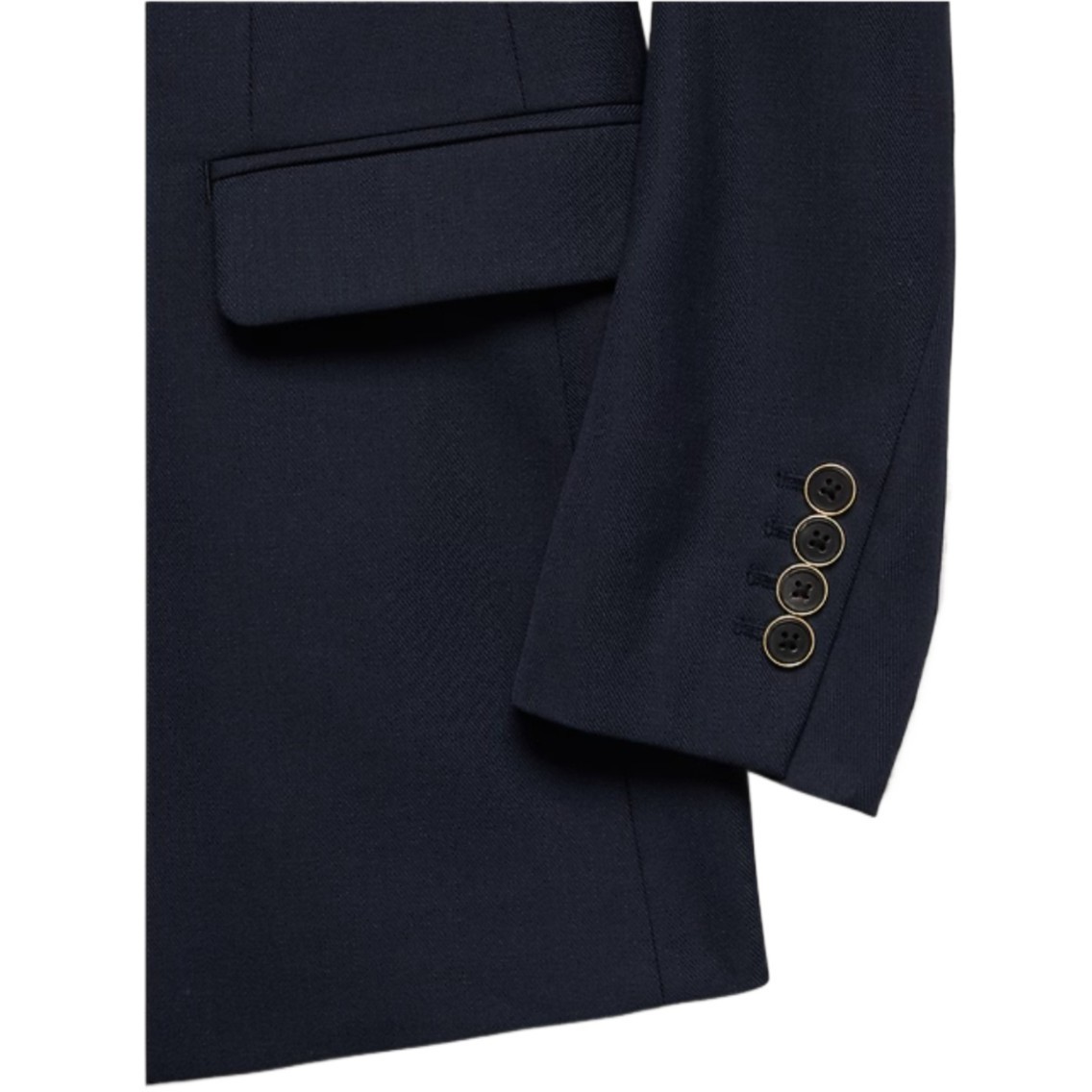 Banana Republic Women’s Captain’s Blazer Navy Blue Size 10 Wool Blend | NEW