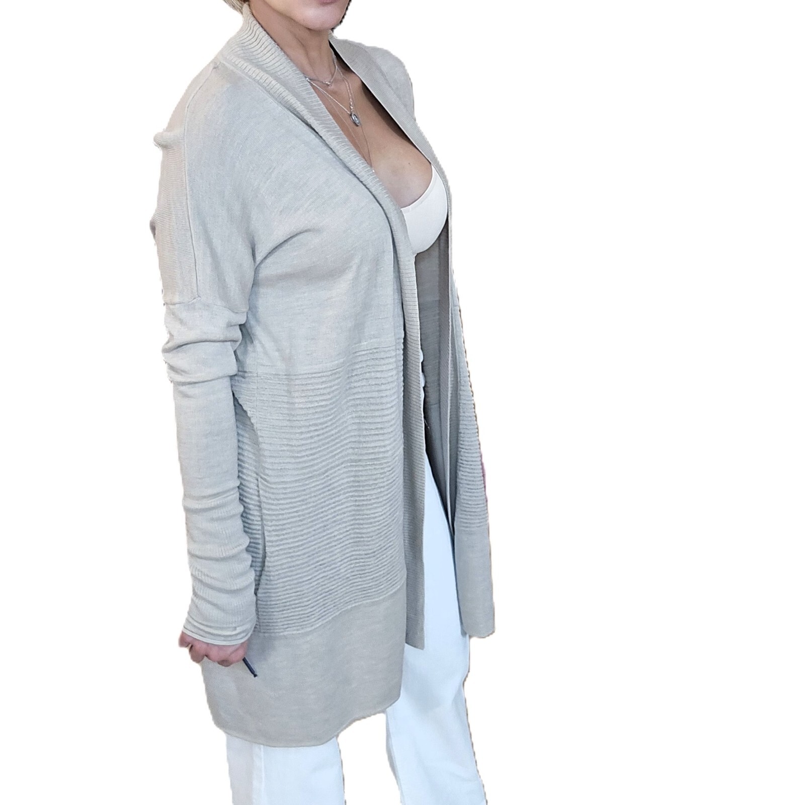 Lululemon Merino Wool Cardigan Sweater – Size 8 – Cream