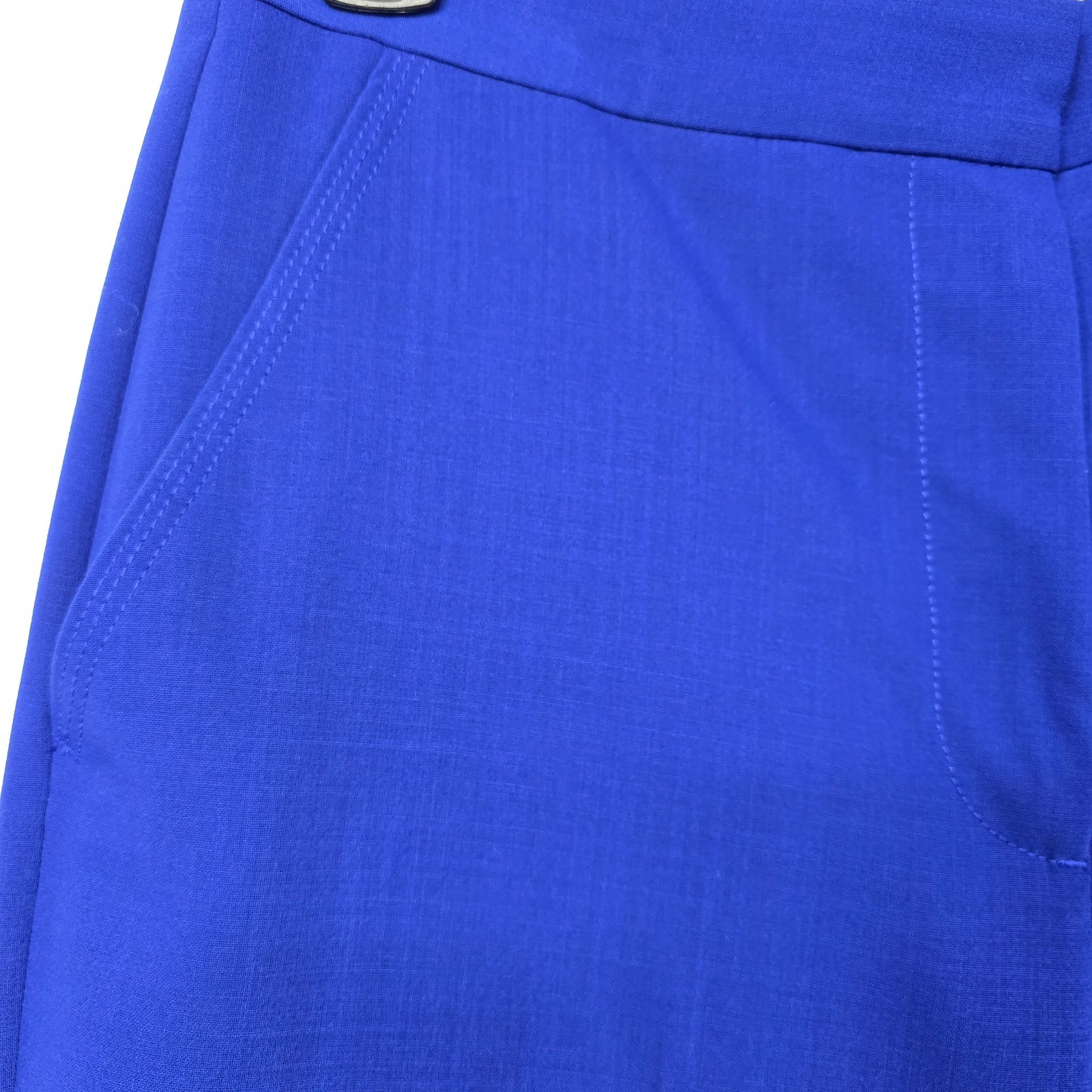 COS Women’s Blue Wool Blend Cropped Ankle Pants Size 6 – Tailored Pockets