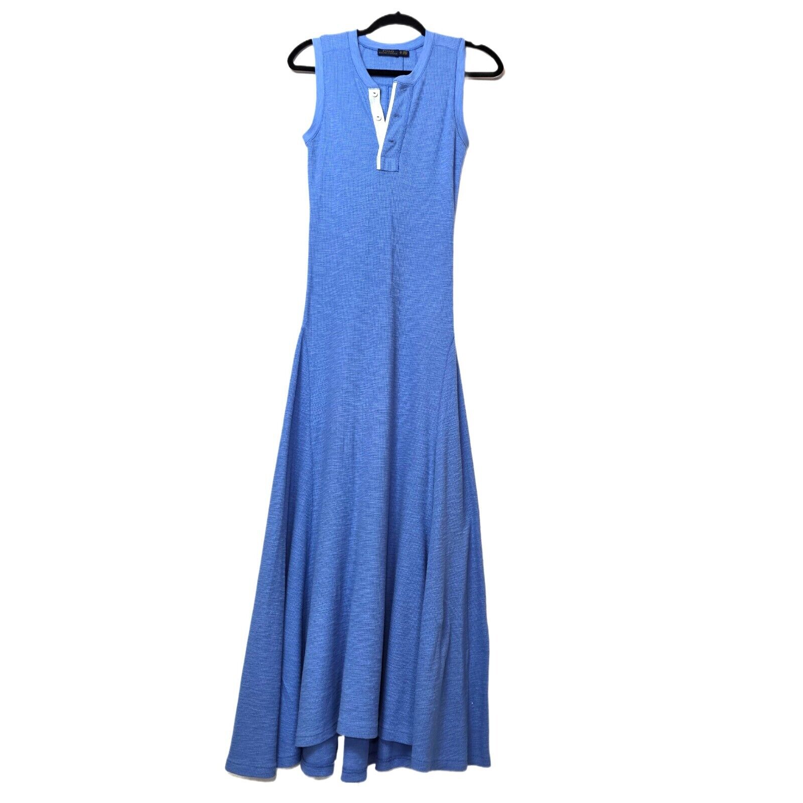 Polo Ralph Lauren Women's Henley Maxi Dress | Blue | Size XS | NWT - New