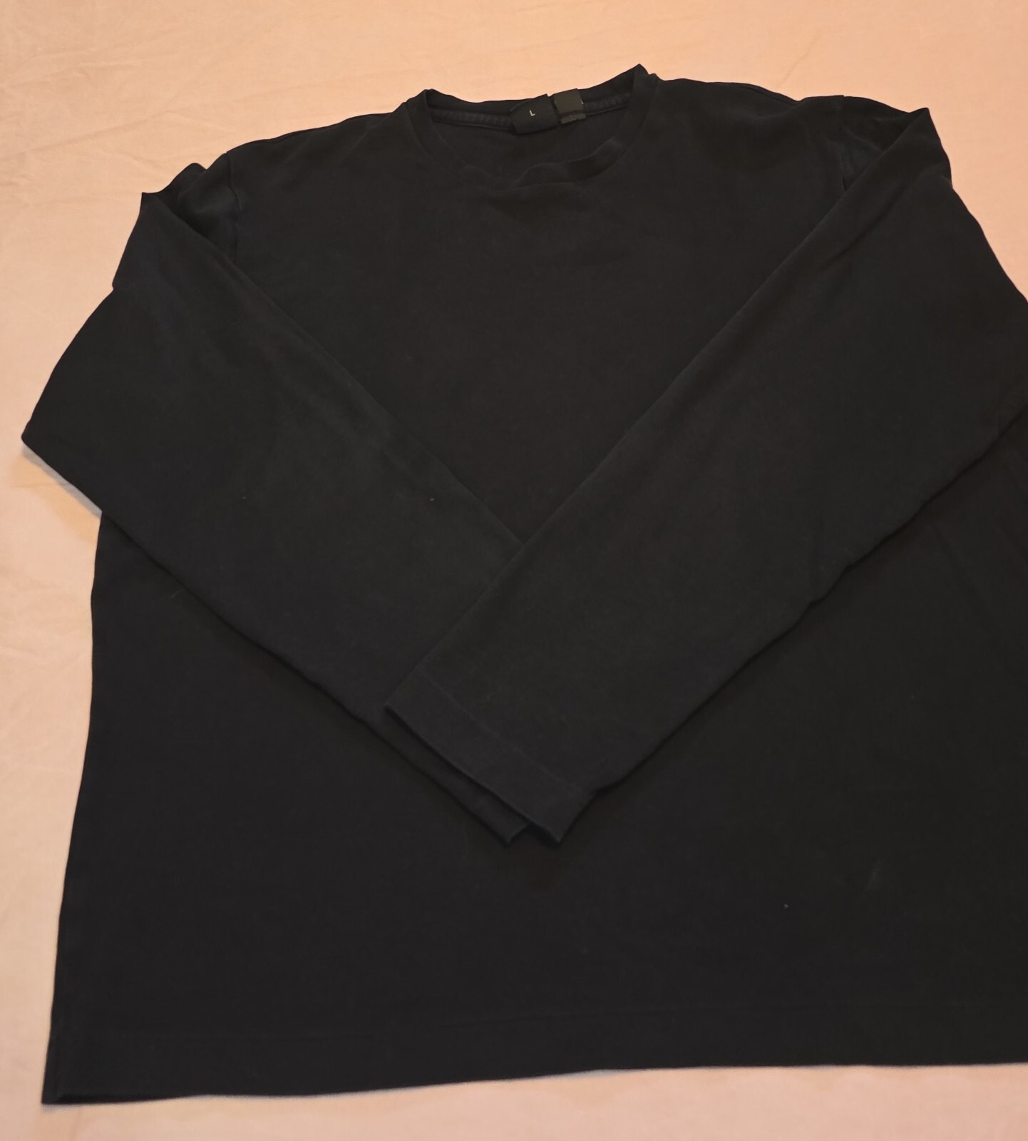 Hugo Boss Women's T-Shirt - Black (Size L) | 100% Thick Cotton | Comfortable