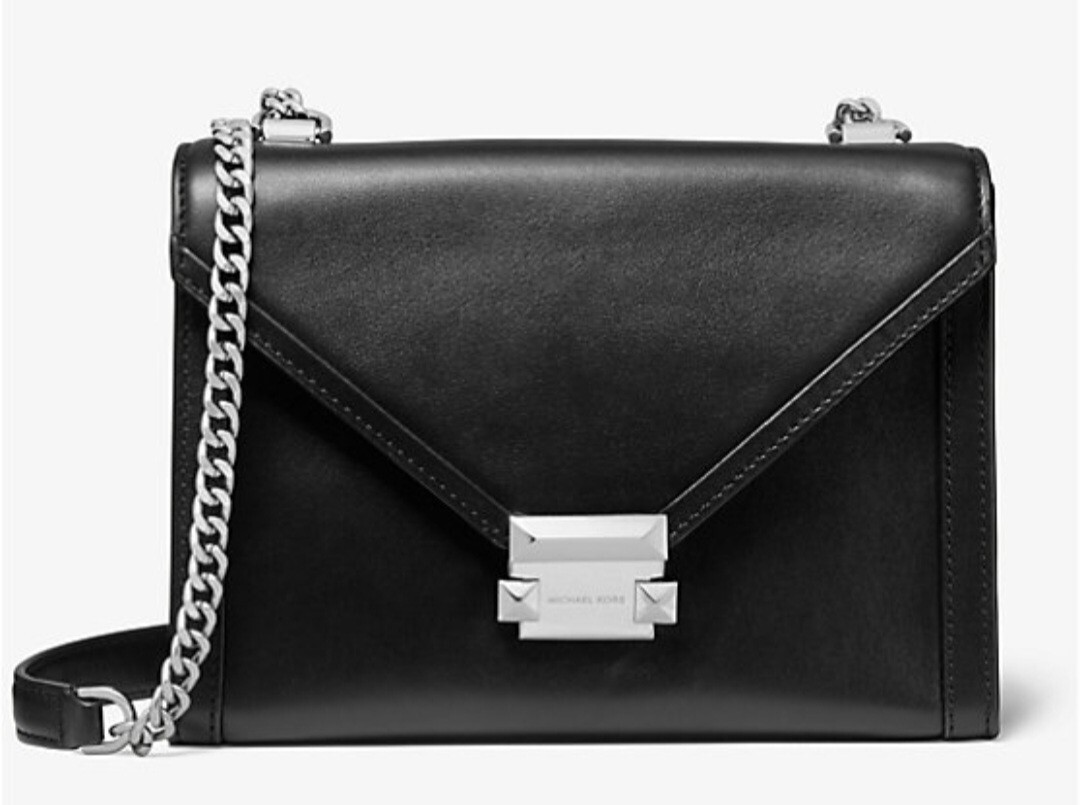 MICHAEL KORS Whitney Leather Convertible Shoulder Bag - Perfect For You!
