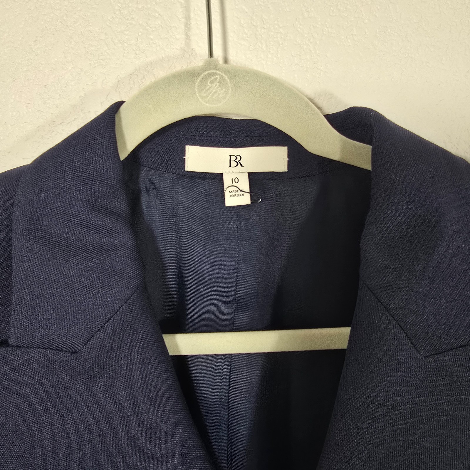 Banana Republic Women’s Captain’s Blazer Navy Blue Size 10 Wool Blend | NEW