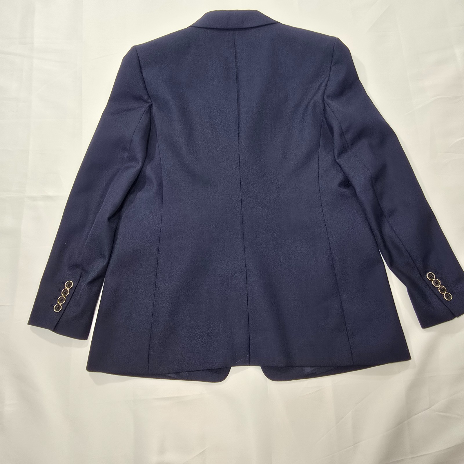 Banana Republic Women’s Captain’s Blazer Navy Blue Size 10 Wool Blend | NEW