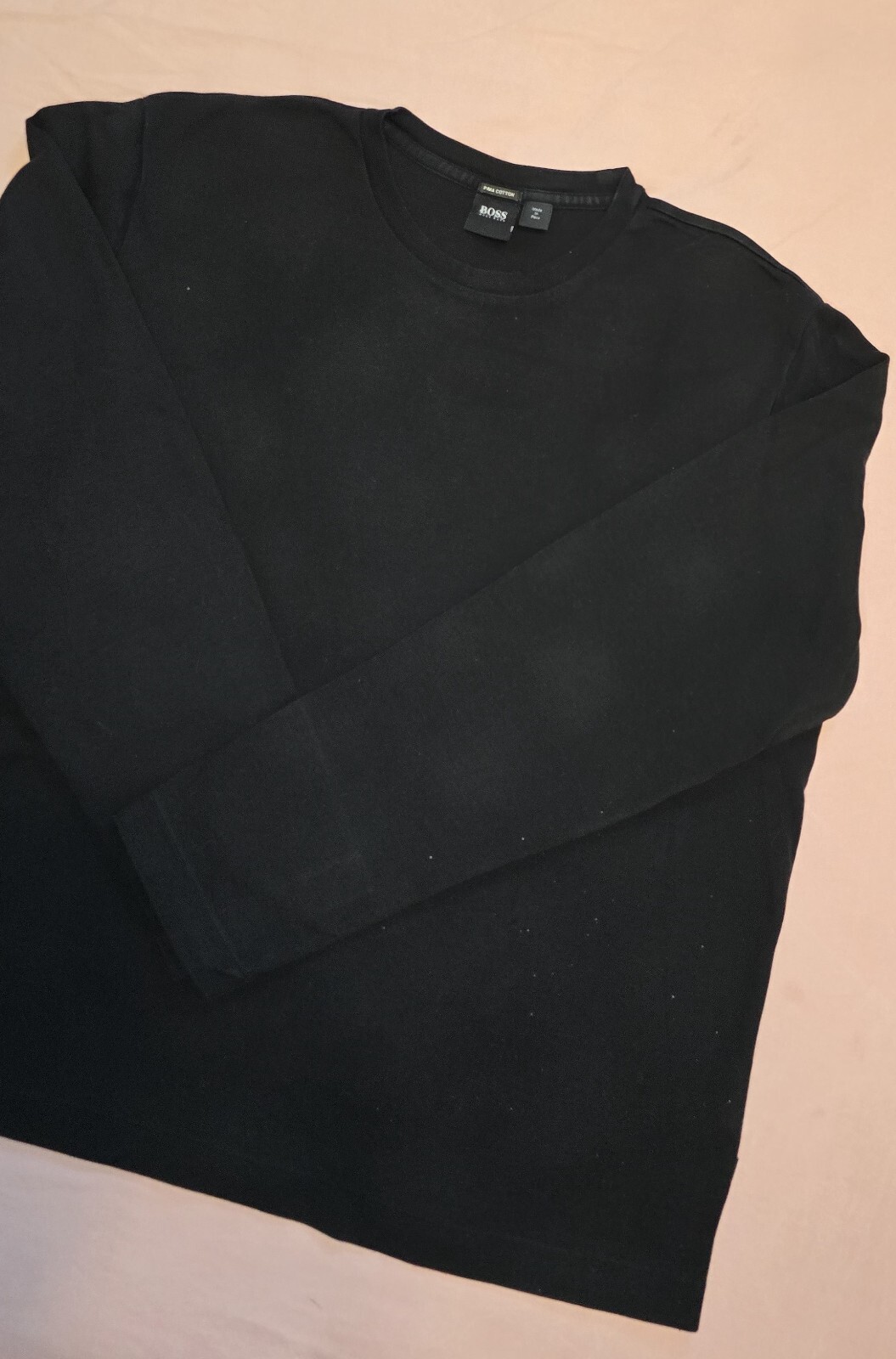 Hugo Boss Women's T-Shirt - Black (Size L) | 100% Thick Cotton | Comfortable