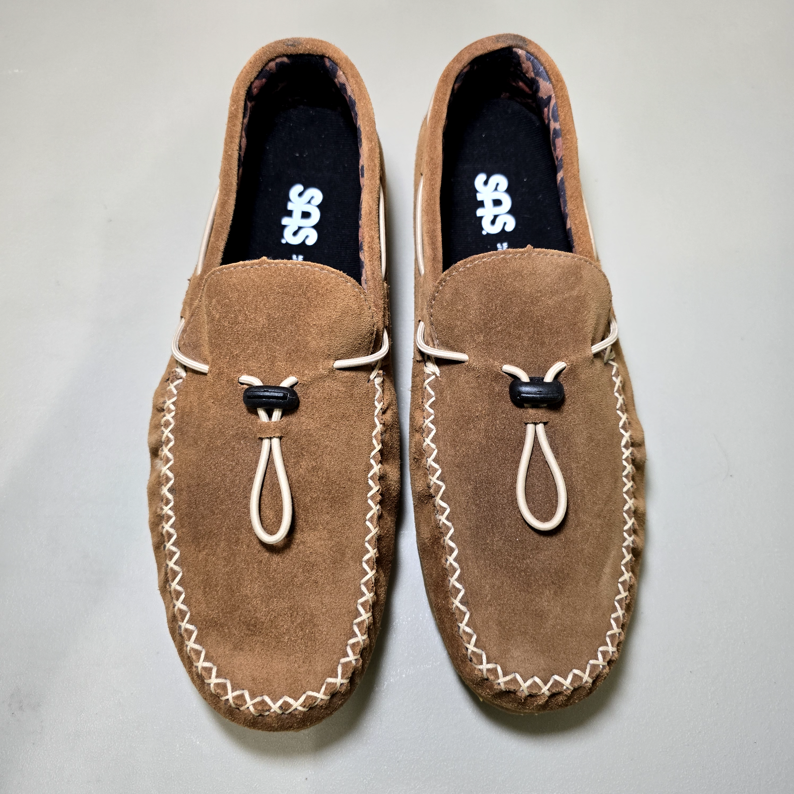 SAS Women's Running Late-X Slip On Loafers Turbinado -Tan - 10 WIDE.