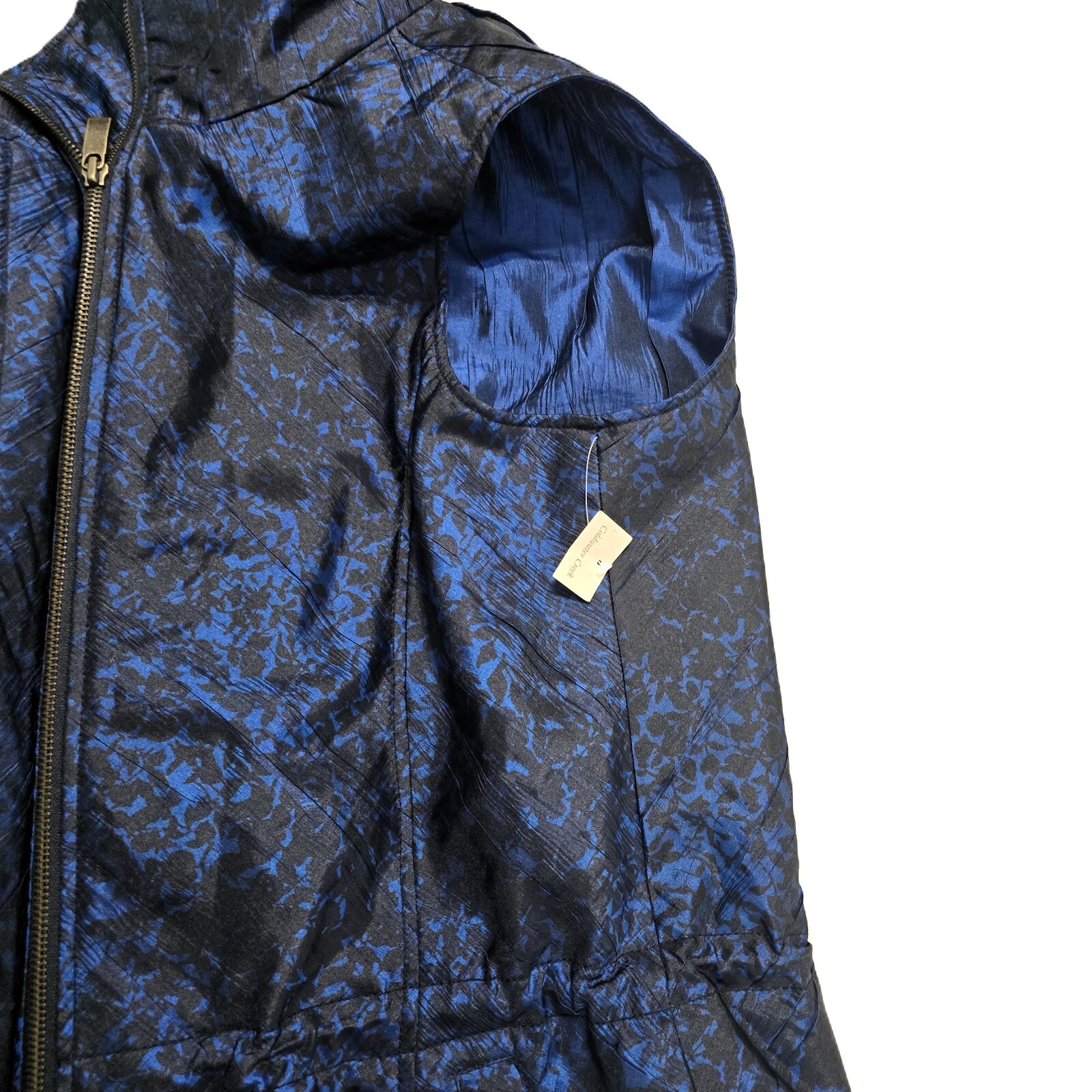 Coldwater Creek Vest - Women's Medium (Sizes 10-12) - Blue & Black
