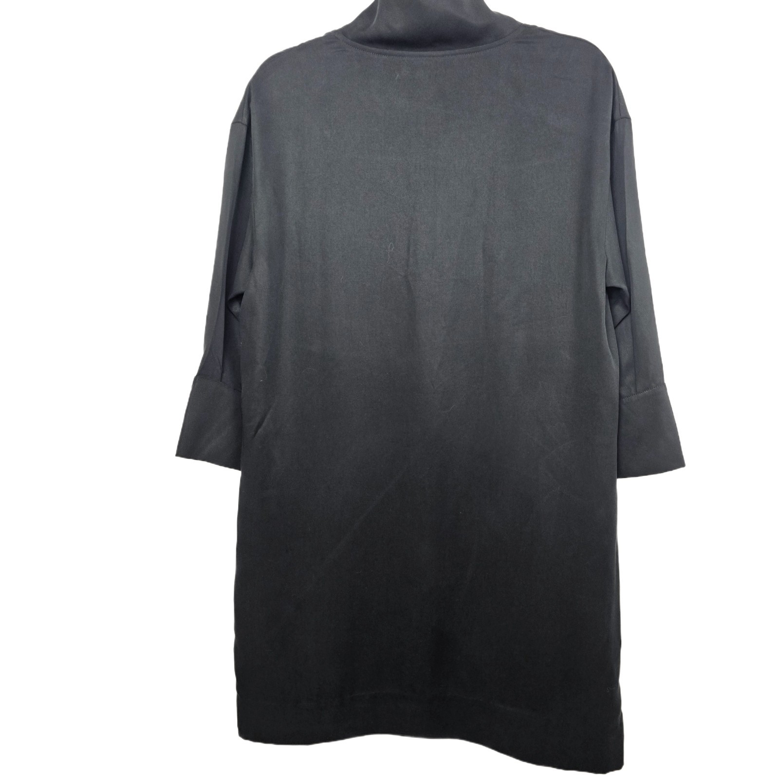 COS Women’s Black Lyocell Utility Dress Size 6 Minimalist Shirt Dress - PreOwnedExcellent