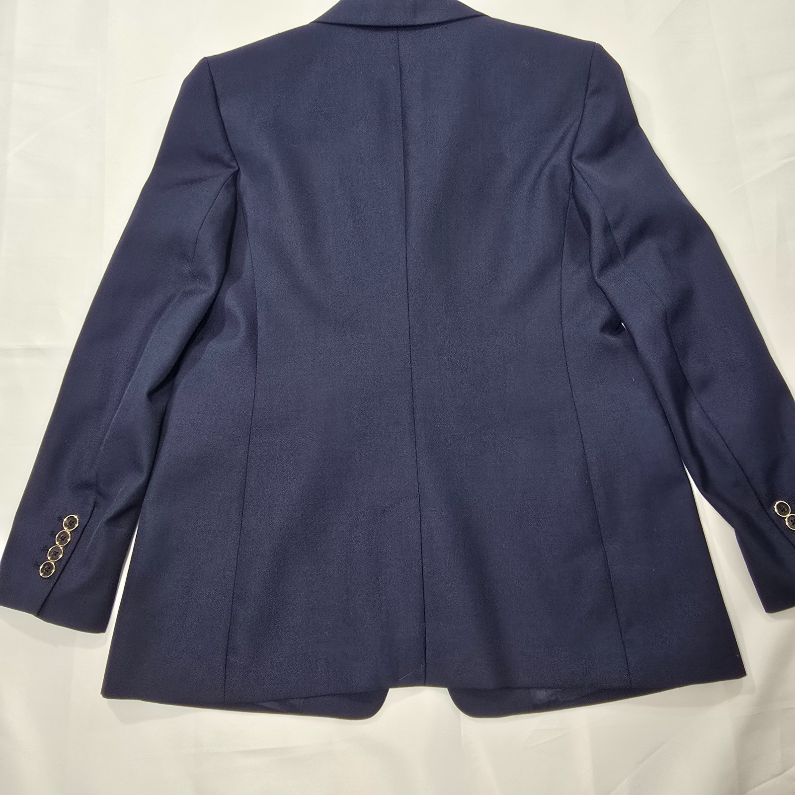 Banana Republic Women’s Captain’s Blazer Navy Blue Size 10 Wool Blend | NEW